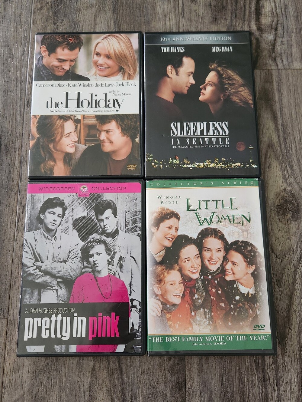 Rom-com (Romantic Comedies) DVD Four Movies